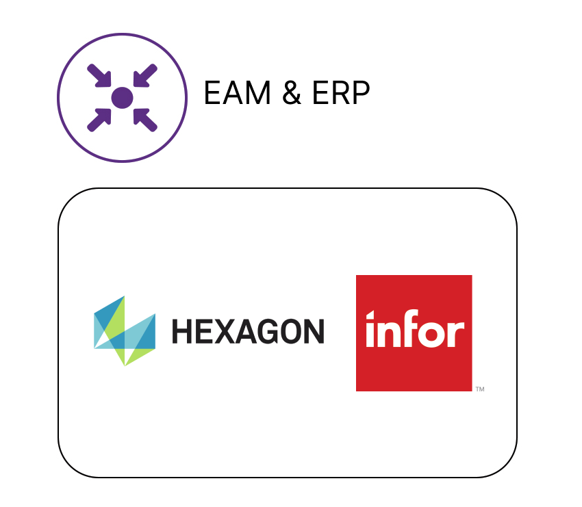 erp infor and eam hexagon